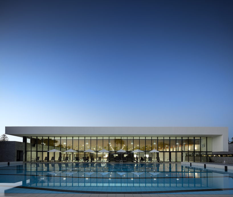 lush greenery in the wifaq sports club reflects rabat's agricultural past, by groupe3 architectes