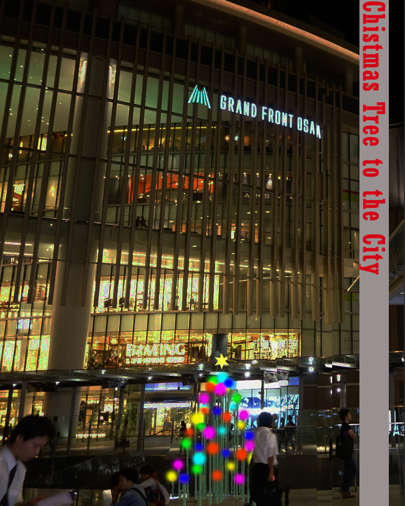 Give a Christmas tree to the city each night