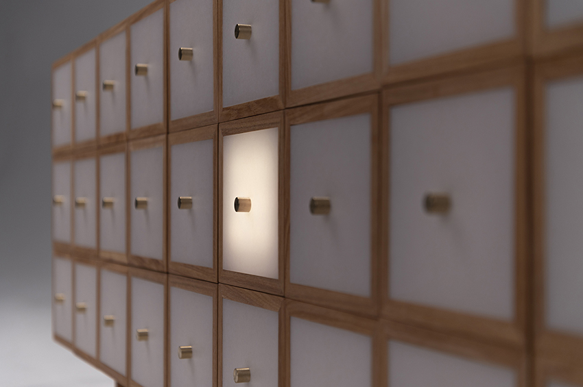 forgotten drawers come to life in natsumi comoto's 'memoria' art piece designboom