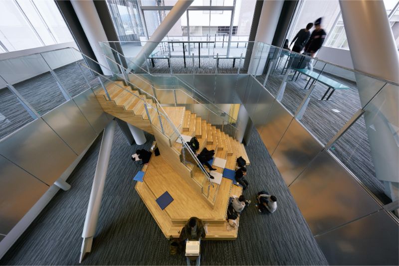 C+A revives landmark building in kyoto university of foreign studies