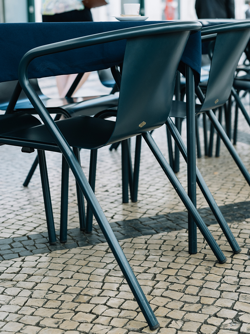 pedro sottomayor's maria and manel chairs for downtown lisbon streets