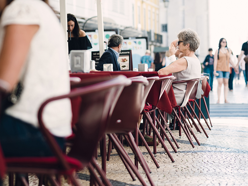 pedro sottomayor's maria and manel chairs for downtown lisbon streets