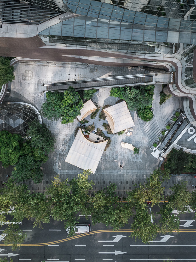 team_bldg's installation reconstructs the relationship between homes + nature in shanghai