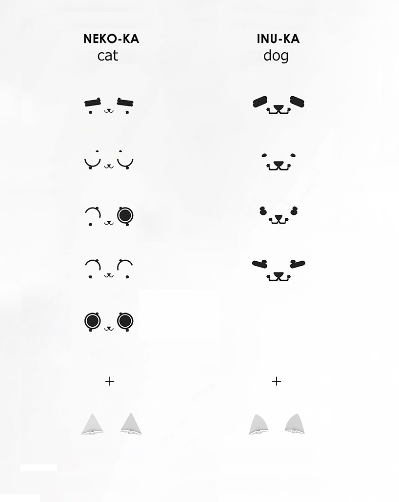 folding ears and face decorations turn robotic vacuum cleaners into small pet helpers