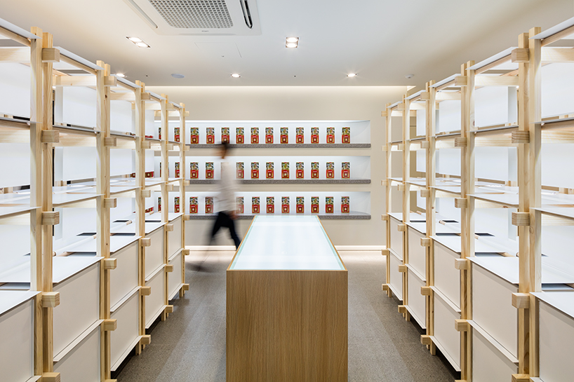 SML reinterprets ginseng cultivation structure as contemporary retail interior in seoul