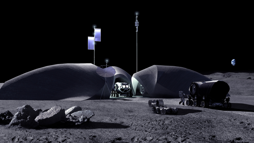 ai spacefactory releases designs for first human foothold on the moon 1
