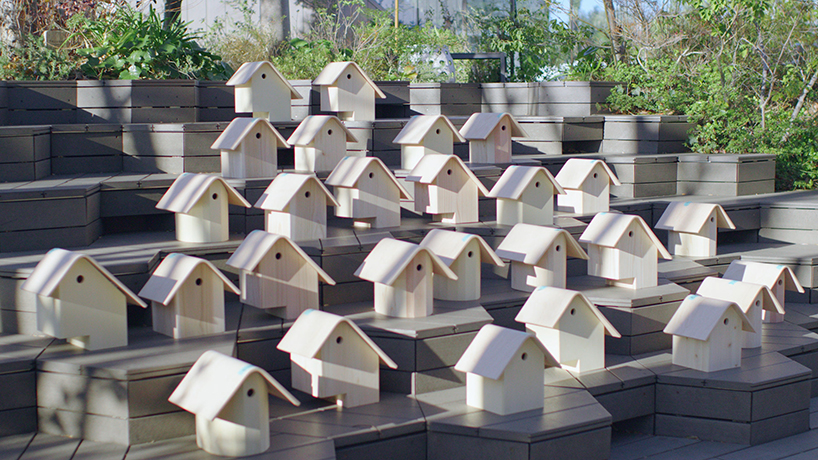 tokyu bird house by ryusuke nanki supports biodiversity across japan's densely populated urban settings