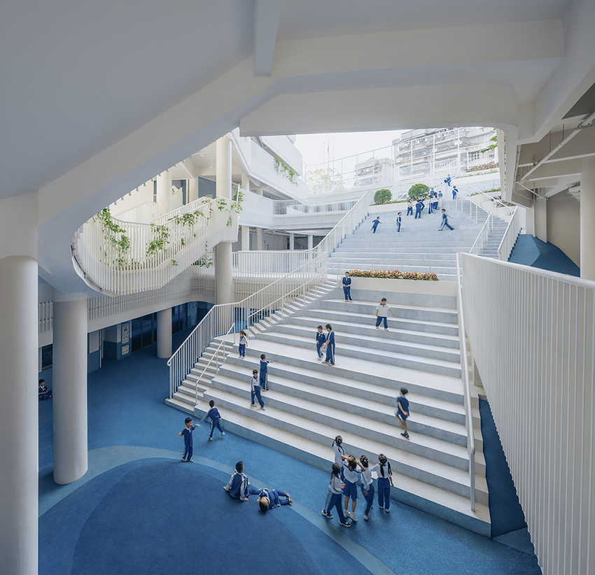 terraced landscapes anchor hands-on learning at shenzhen elementary school