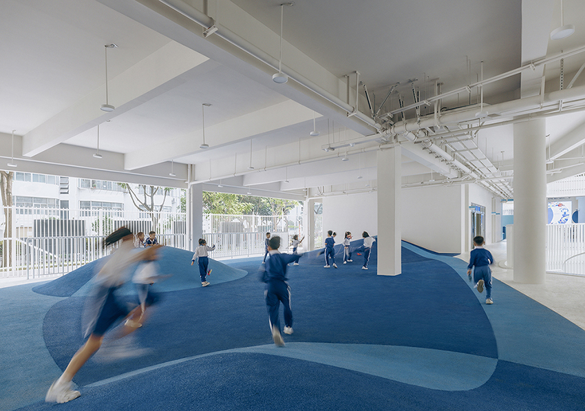 terraced landscapes anchor hands-on learning at shenzhen elementary school