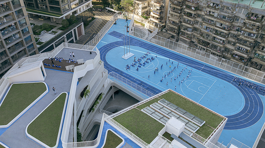 terraced landscapes anchor hands-on learning at shenzhen elementary school