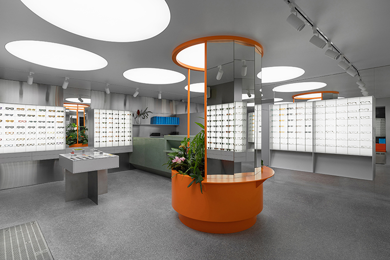 p y e optics interior with optometrists office 9