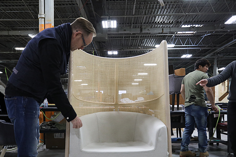 masque collection combines timeless chair design with modern approach