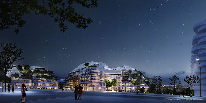 duncan lewis designs europe's largest wooden construction with 'ecotone' project