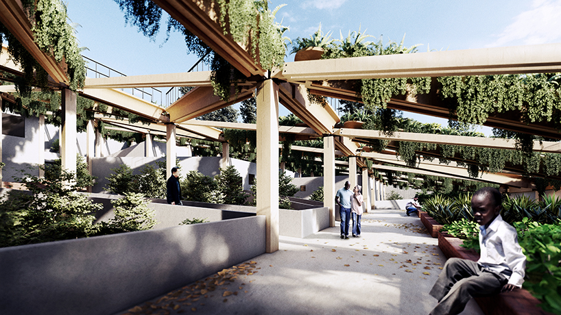 HOPE dental center in rwanda rethinks healthcare with a sunken space hugged by the land designboom