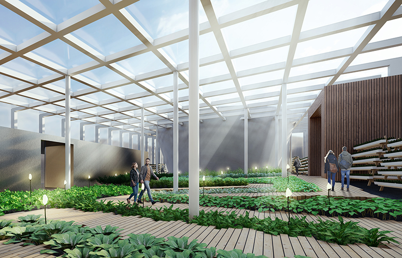 framescape greenhouse restaurant celebrates food and icelandic landscape through simple geometries 2