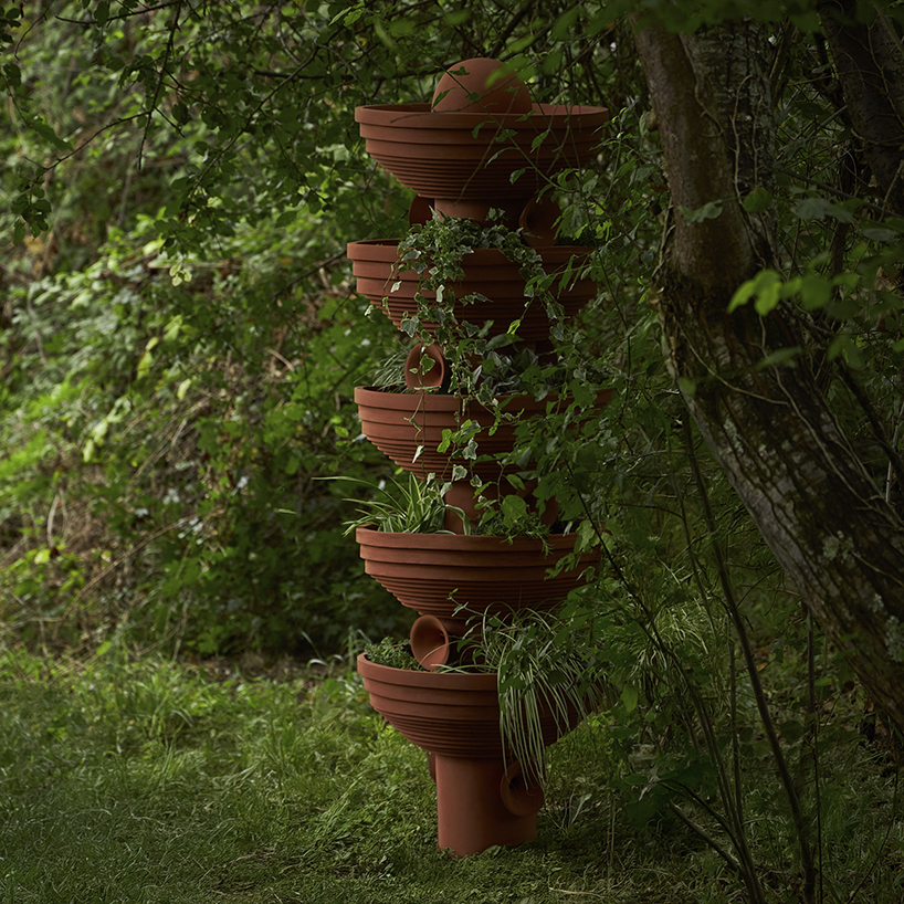 studio baudequinmaldes' sensory installations interact poetically with nature in france