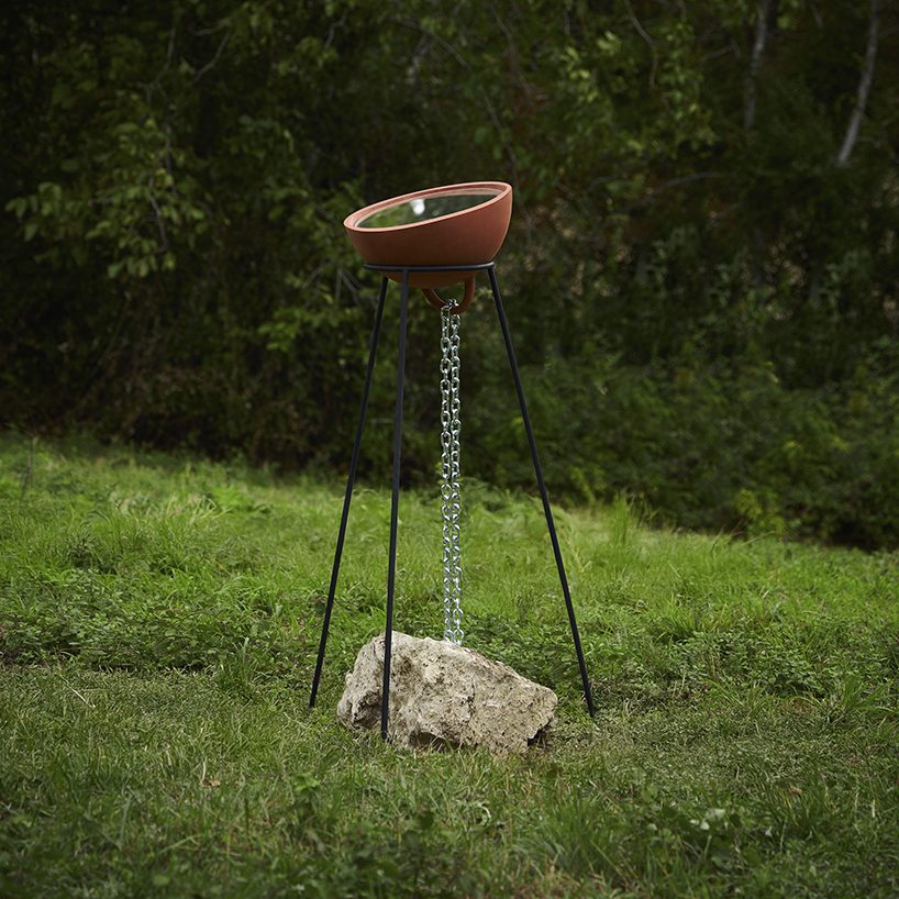 studio baudequinmaldes' sensory installations interact poetically with nature in france