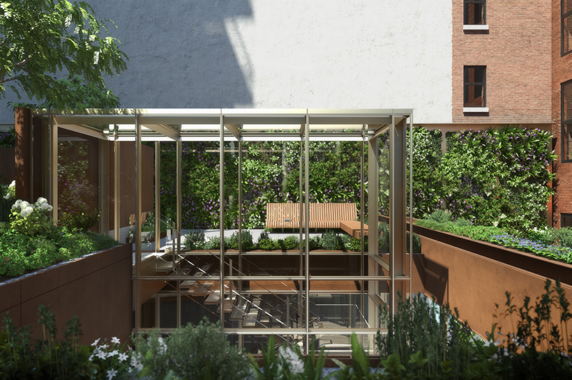 modern craft reanimates historical materials at BKSK's boutique condominium in NY