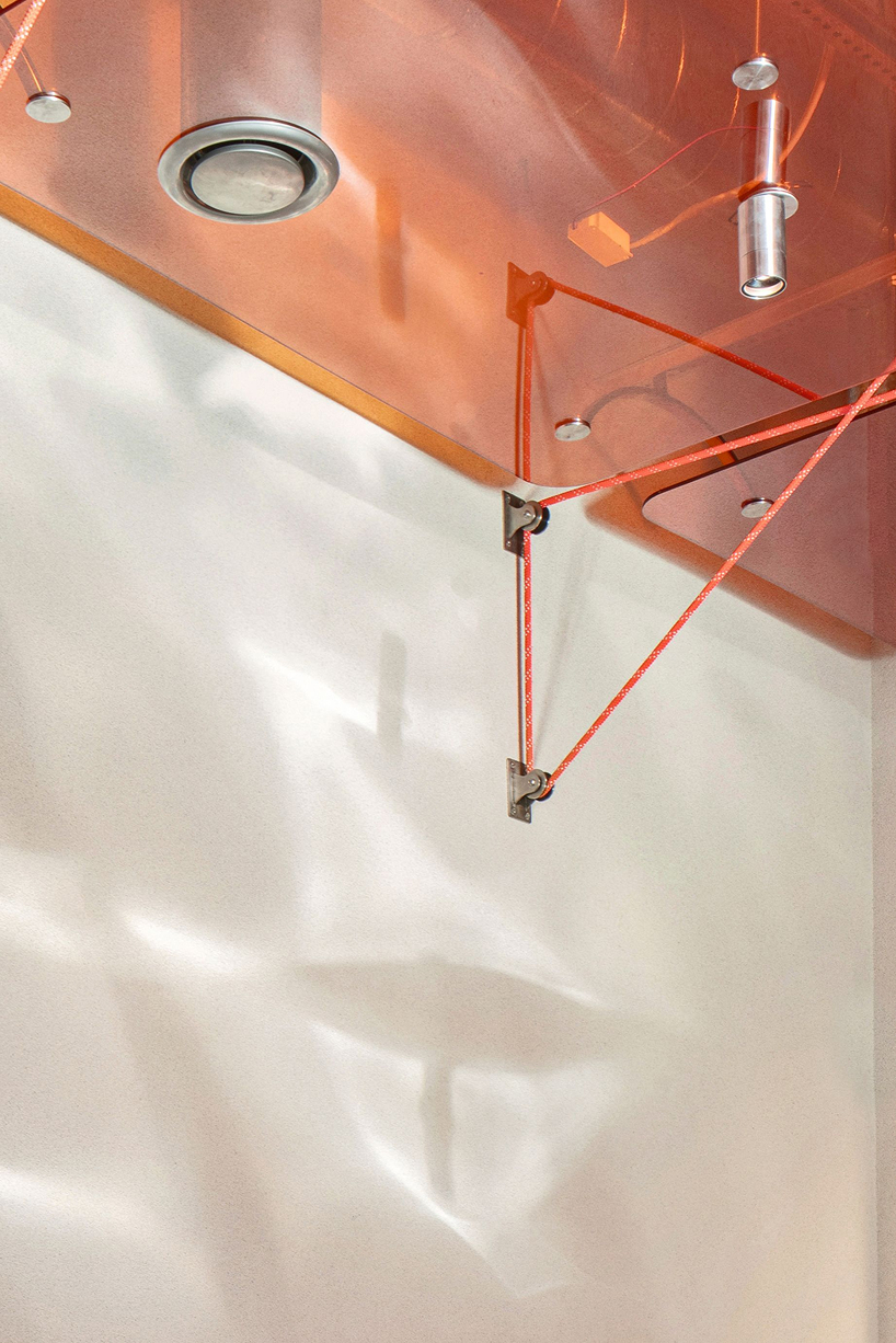 inflated orange volumes adorn smash burger restaurant’s interior by da bureau in armenia - 8