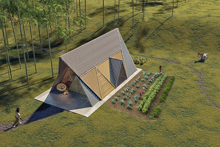 3modular creates bamboo homes for earthquake stricken regions of nepal