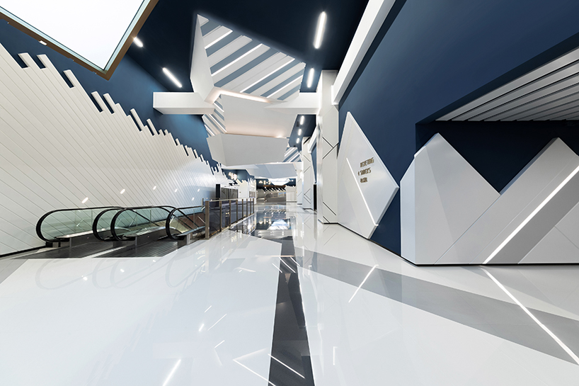 oft interiors' UA cinema design celebrates deconstructivism in shanghai