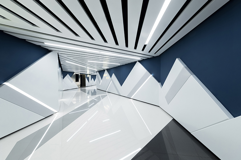 oft interiors' UA cinema design celebrates deconstructivism in shanghai