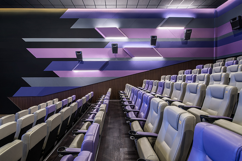 oft interiors' UA cinema design celebrates deconstructivism in shanghai
