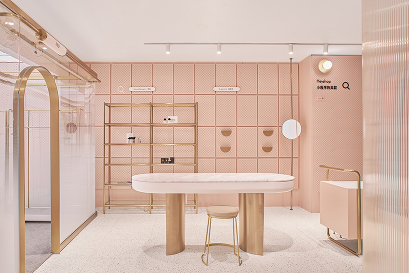 daylab studio completes futuristic 'heyshop' design in shanghai
