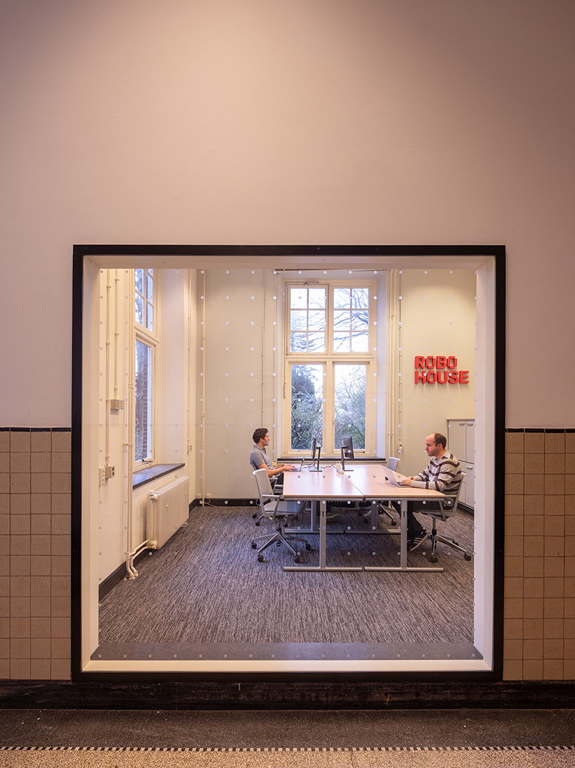 robots are taking over this former campus building at delft university of technology robots are taking over this former campus building at delft university of technology robohouse, a robotics center at the TU delft campus