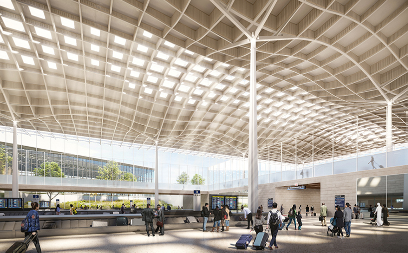 SOM unveils 'light-filled' proposal for chicago's new o'hare global ...