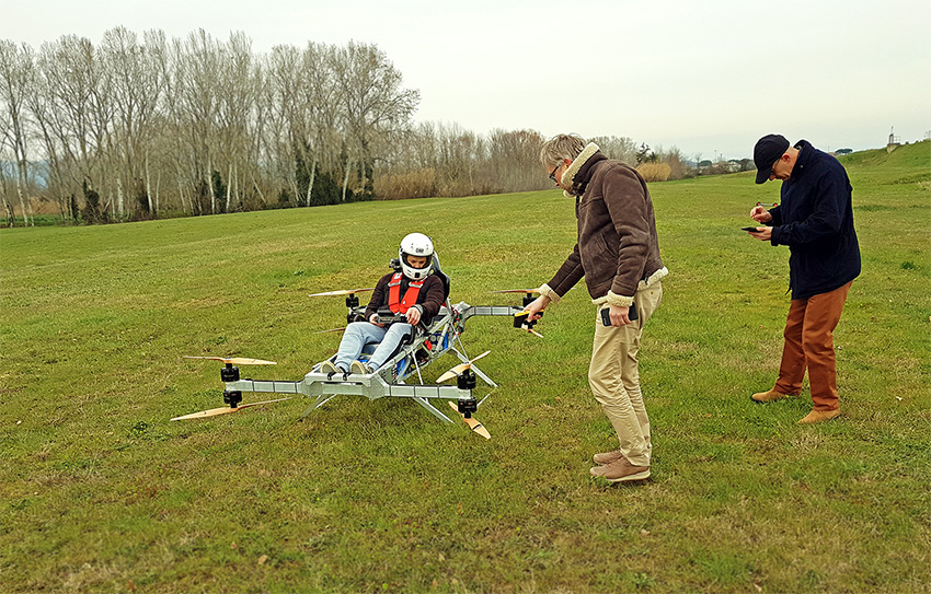 personal flying go-kart by jetson made its first successful manned flight designboom