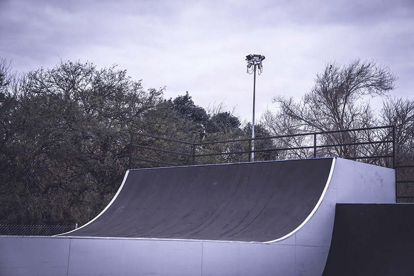 14 obstacles of different geometries make up the kempes BMX park in córdoba, argentina designboom