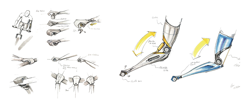 chan lee develops the 'ZENOS' 3D printable prosthetic arm for mountain ...