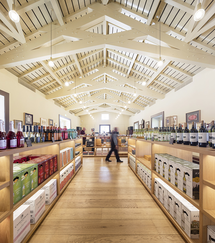 diogo aguiar studio converts disused barn into winery in pastoral northern portugal
