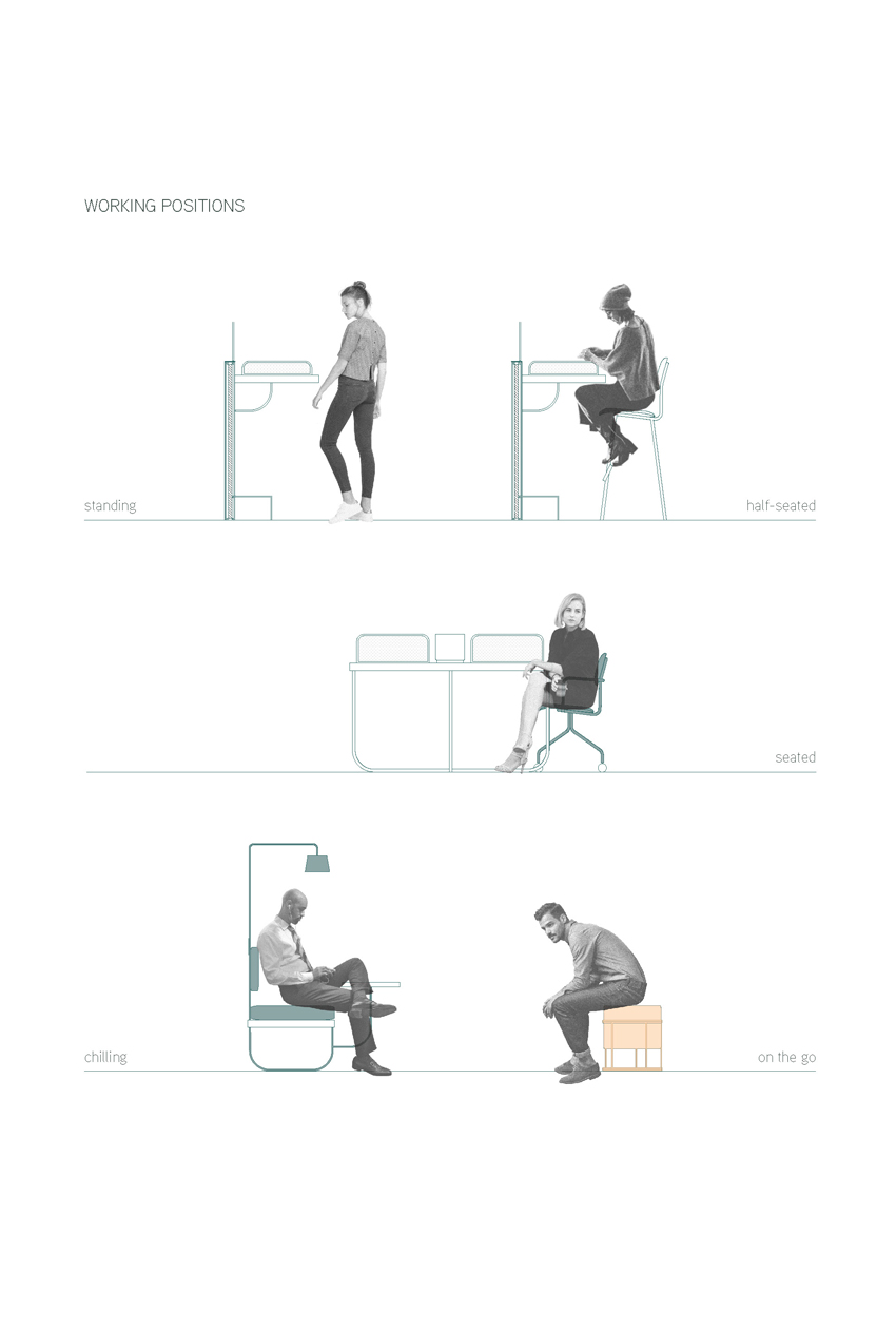 studio MAS creates 'the menagerie' as an urban zoo co-working space designboom