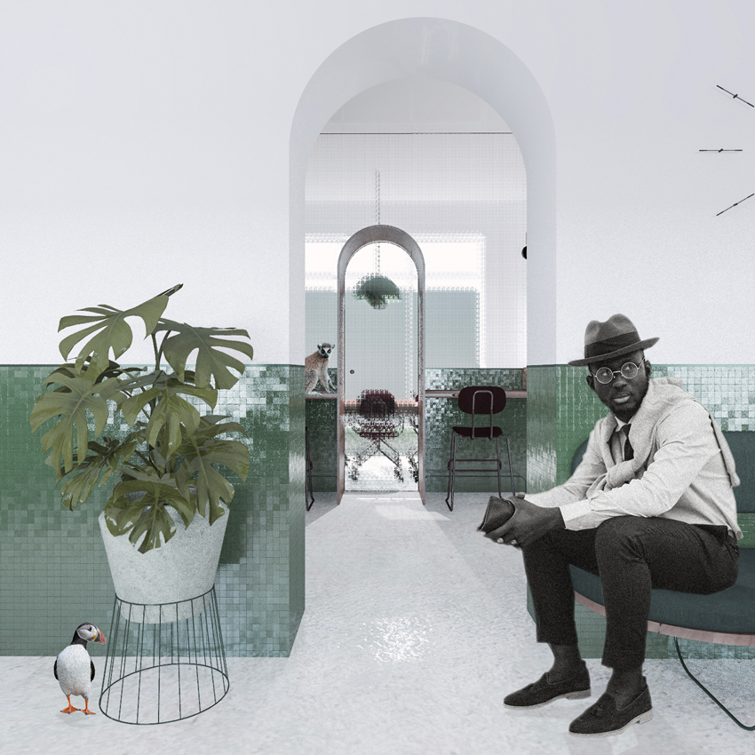 studio MAS creates 'the menagerie' as an urban zoo co-working space designboom