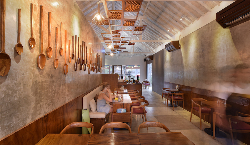 studio asri designs artisanal bakery in bali with spoon theme