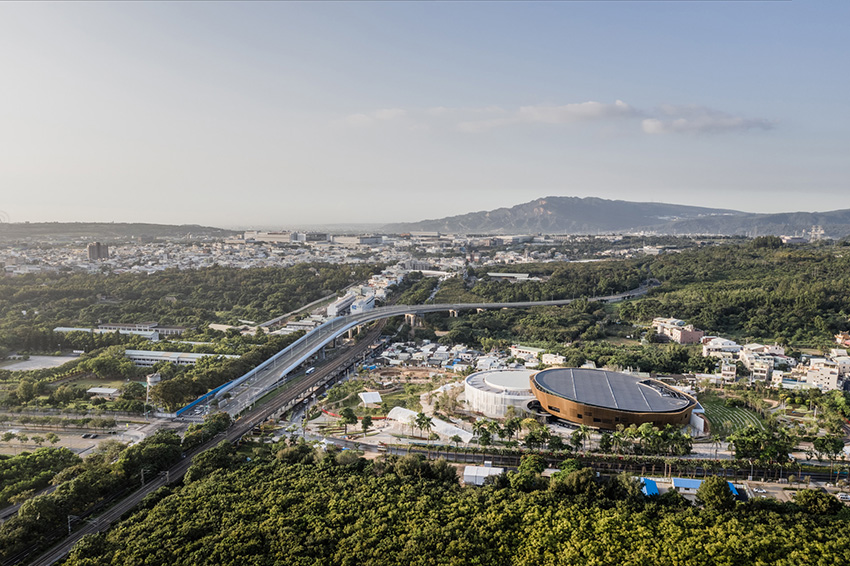 mayu architects designs flower exhibition pavilion and orchid greenhouse in taiwan