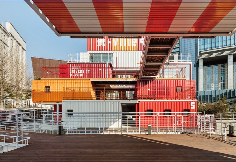 π-ville 99 converts discarded containers into experimental extension of ...