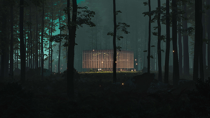 earth chapel is a secluded forest sanctuary in lebanon visualized by JPAG