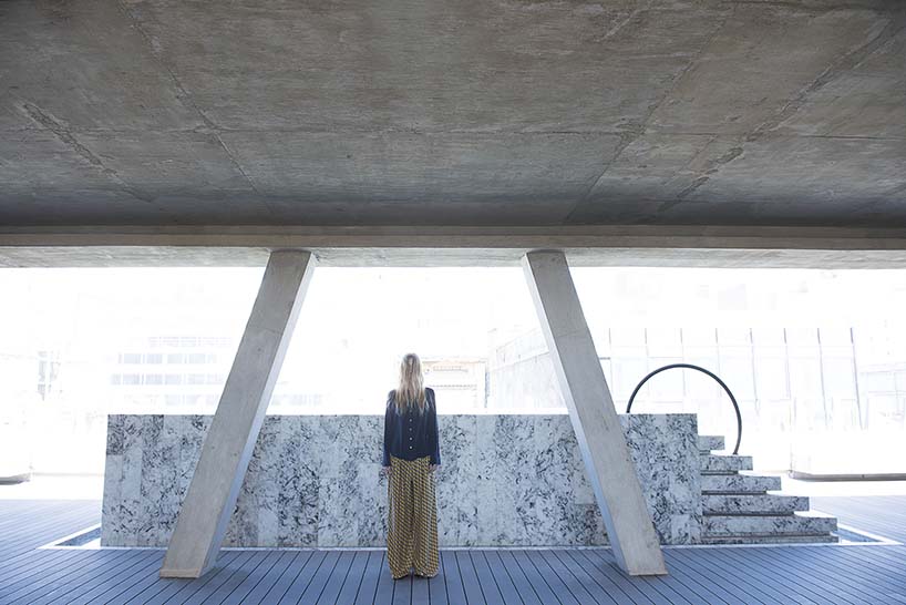 studio91 applies exposed concrete and steel to form the malaquita rooftop in mexico city designboom