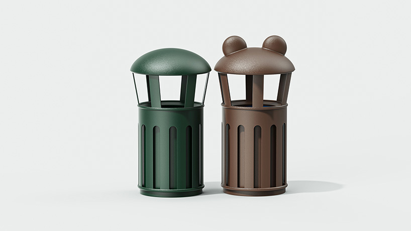 charming animal ears decorate seoul's city trash cans designed by SWNA