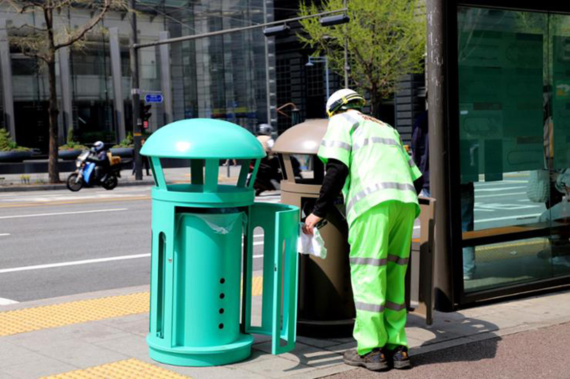 charming animal ears decorate seoul's city trash cans designed by SWNA