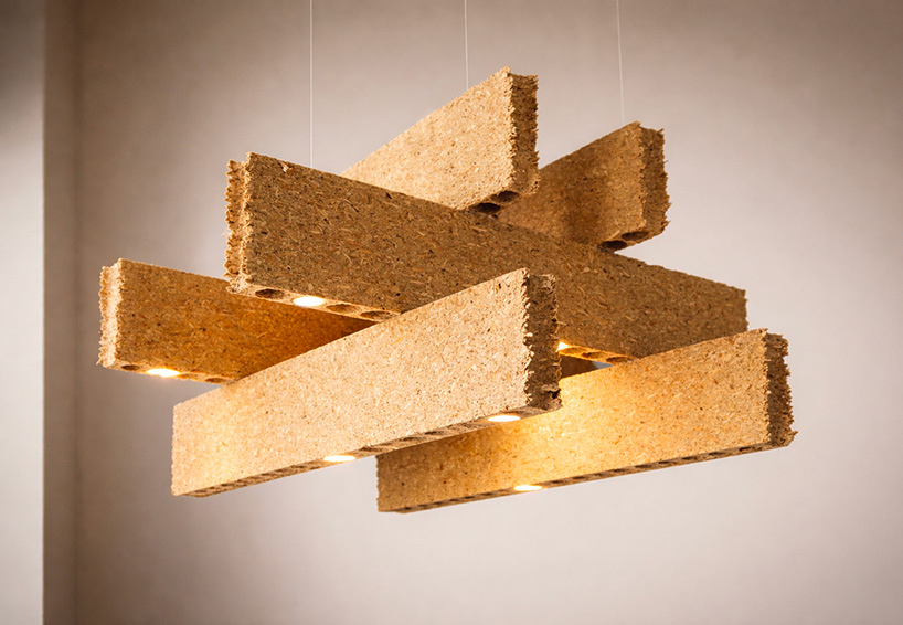 hollow-core door waste finds new life as luminous design object - 1