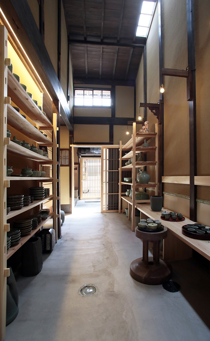 1900s japanese wooden home is renovated to house SOKOKU celadon gallery + café