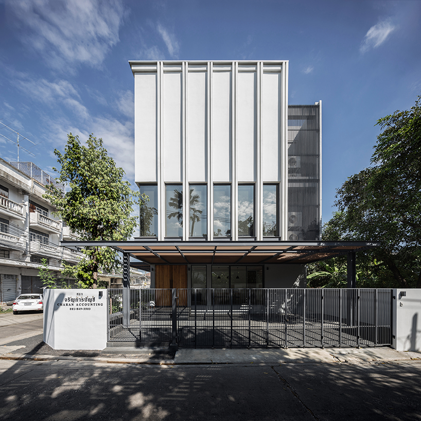 on the paper designs a new office and yoga studio in bangkok