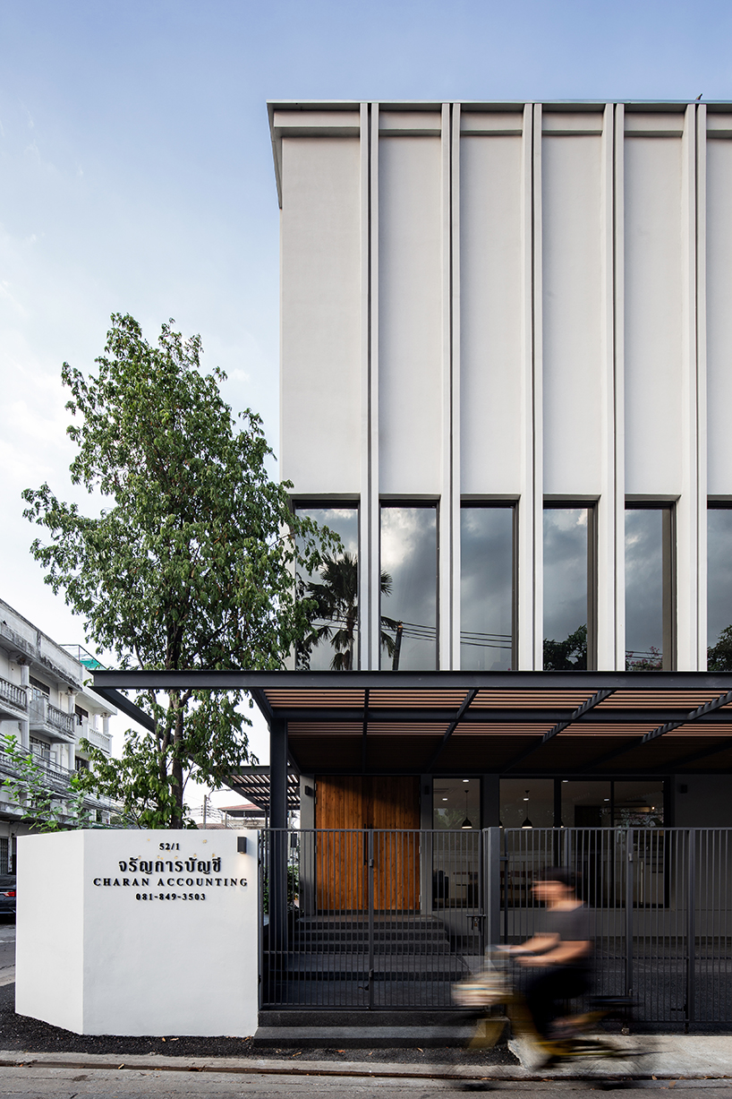 on the paper designs a new office and yoga studio in bangkok