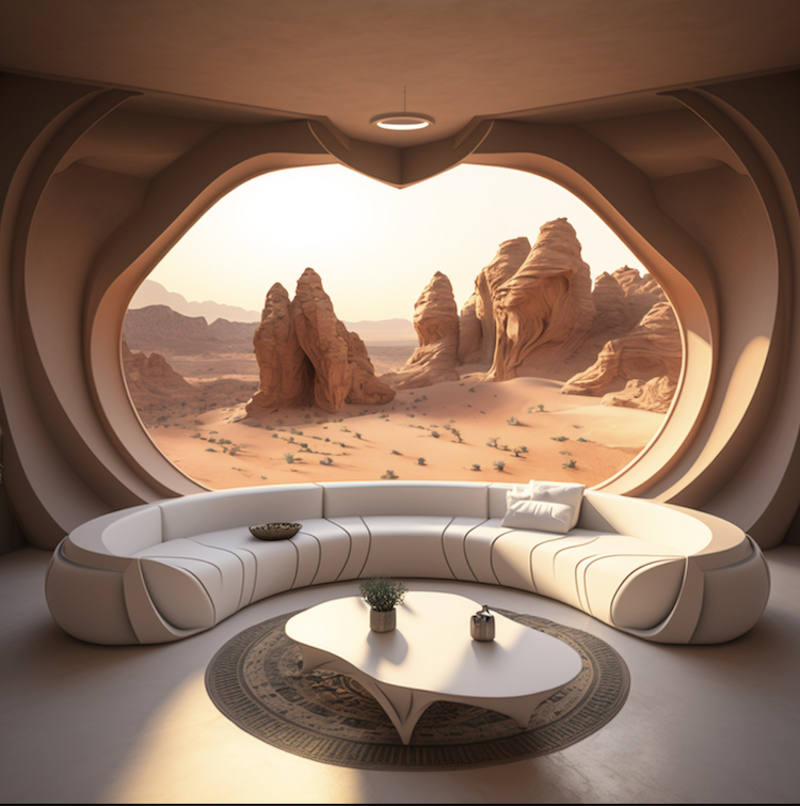 zina baker retrofits cavernous canyons for modern dwellings in the wadi rum desert