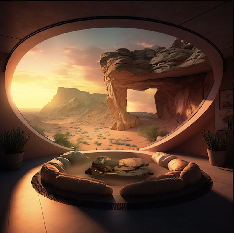 zina baker retrofits cavernous canyons for modern dwellings in the wadi rum desert