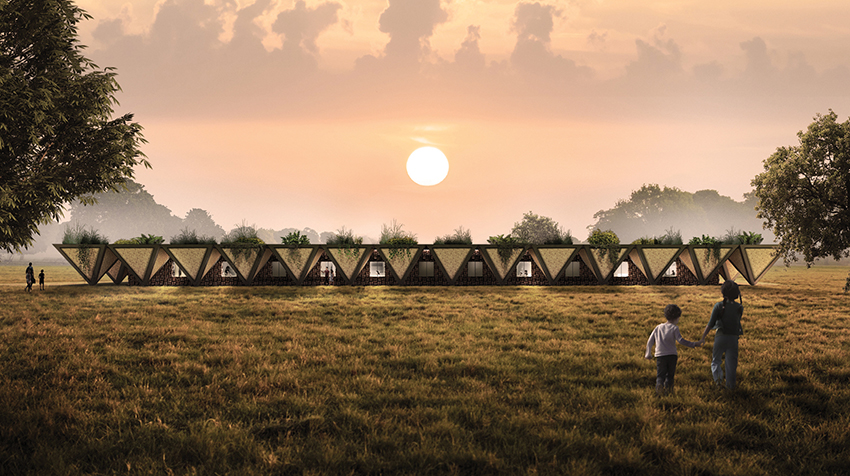 valentino gareri designs a low-cost modular prototype for schools in africa designboom